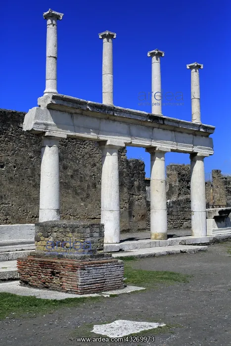 : geography / travel, Italy, Forum, Pompeii, Campania : geography / travel, Italy, Forum, Pompeii, Campania