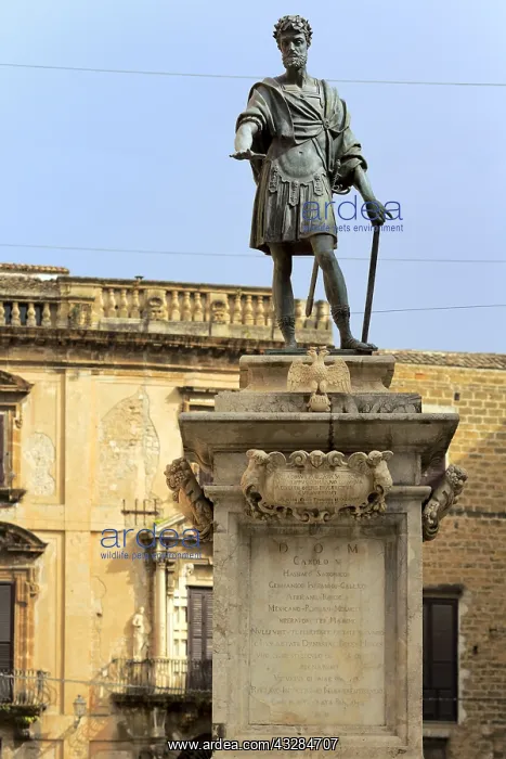 : geography / travel, Italy, Statue of Charles V : geography / travel, Italy, Statue of Charles V