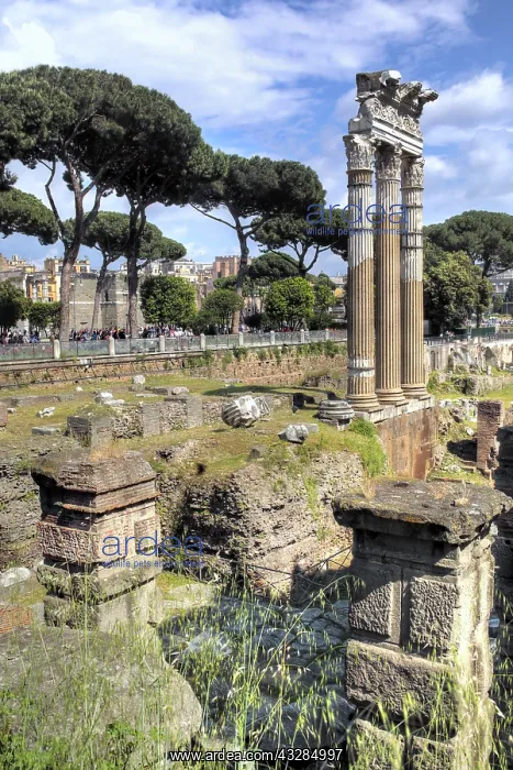 : geography / travel, Italy, Temple of Castor and : geography / travel, Italy, Temple of Castor and