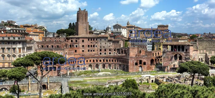 : geography / travel, Italy, Trajan's Market, Rome : geography / travel, Italy, Trajan's Market, Rome