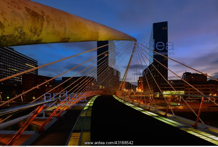 : geography / travel, Spain, Tied arch footbridge : geography / travel, Spain, Tied arch footbridge
