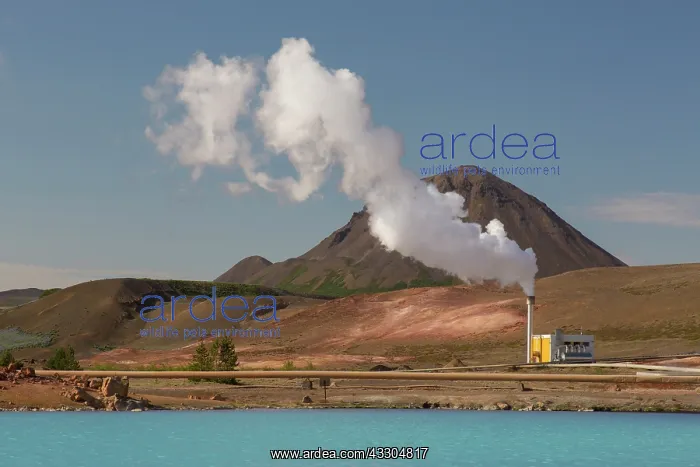  : Geothermal power plant Bjarnarflag near Myvatn -