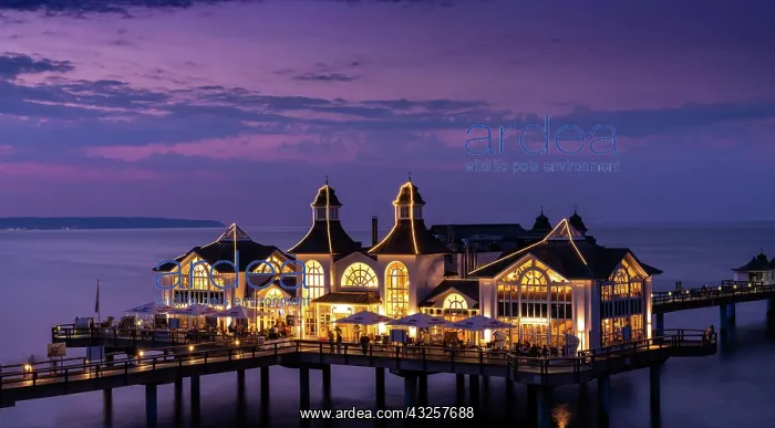  : Germany - 15 August 2020: view of the Sellin pier