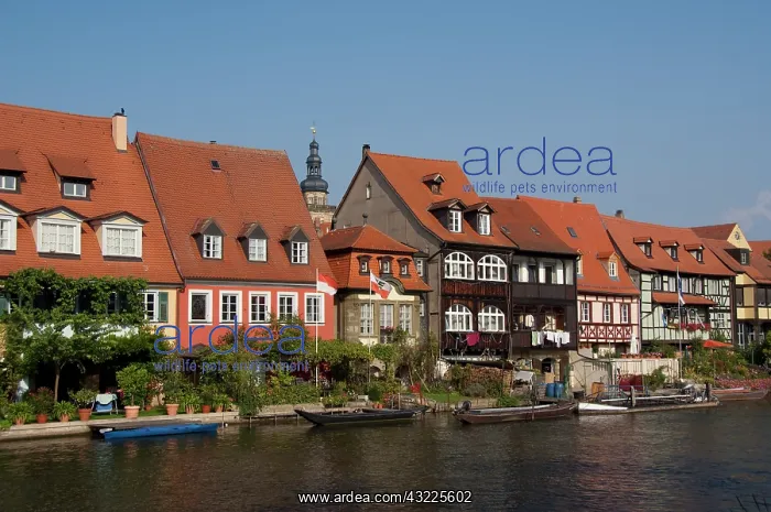 : Germany, Bamberg. Little Venice (aka Klein : Germany, Bamberg. Little Venice (aka Klein