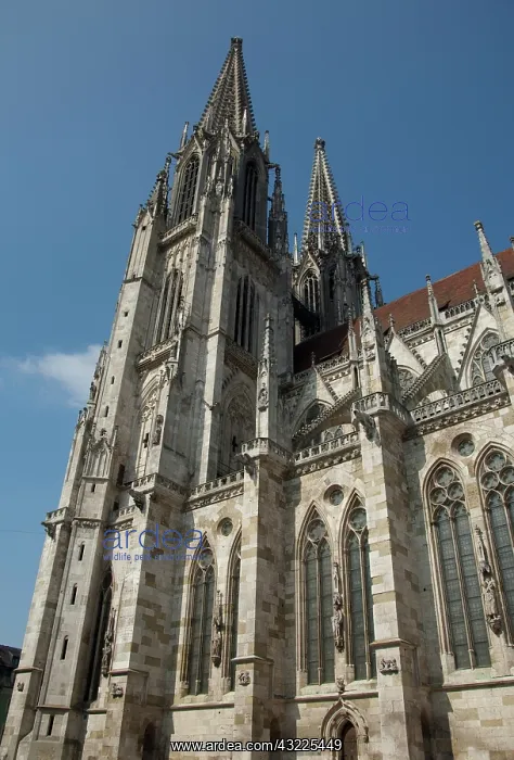 : Germany, Bavaria, Regensburg. Bavarian Gothic : Germany, Bavaria, Regensburg. Bavarian Gothic