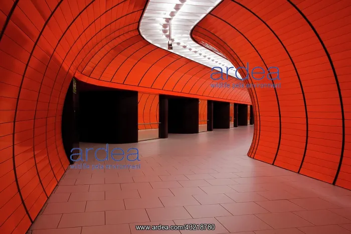  : Germany, Munich. U-Bahn station at the Marienplatz