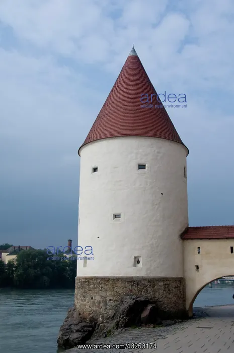 : Germany, Passau. 13th Century medieval tower : Germany, Passau. 13th Century medieval tower