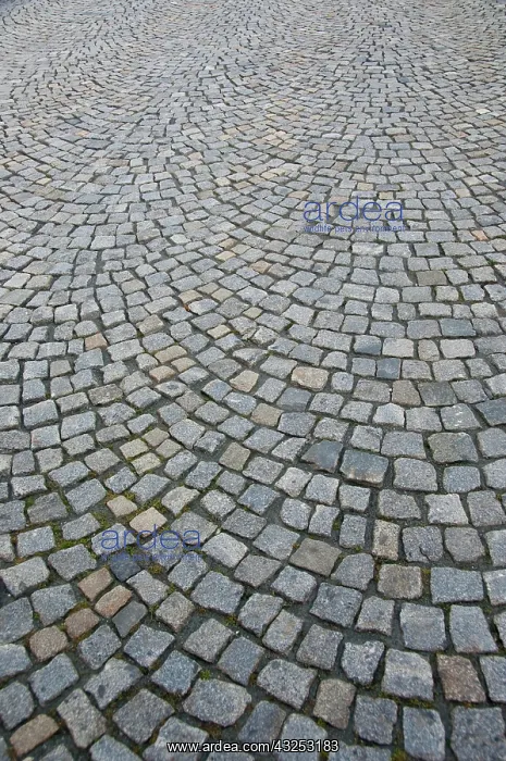 : Germany, Passau. Typical historic cobblestone : Germany, Passau. Typical historic cobblestone