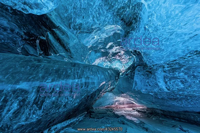 : Glacial cave in the Breidamerkurjoekull : Glacial cave in the Breidamerkurjoekull