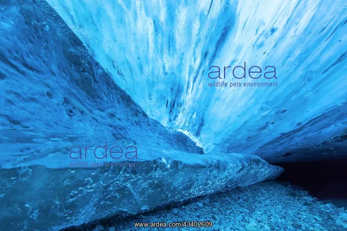 : Glacial cave in the Breidamerkurjoekull Glacier : Glacial cave in the Breidamerkurjoekull Glacier
