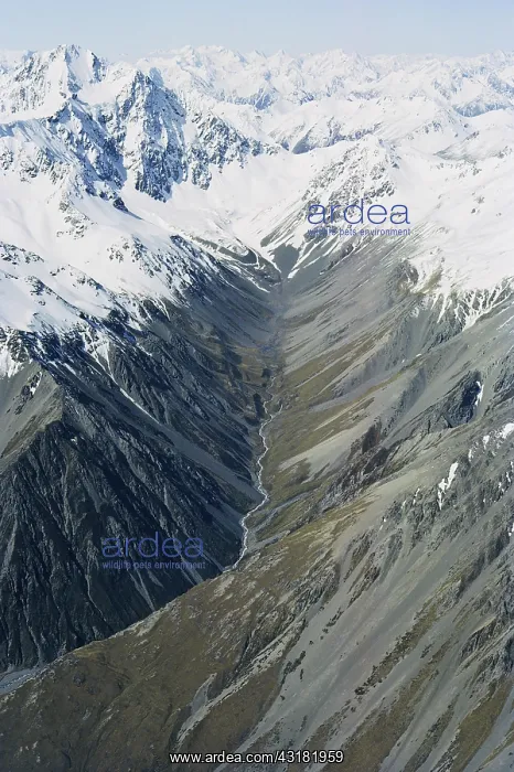 : Glaciated Valley in New Zealand : Glaciated Valley in New Zealand