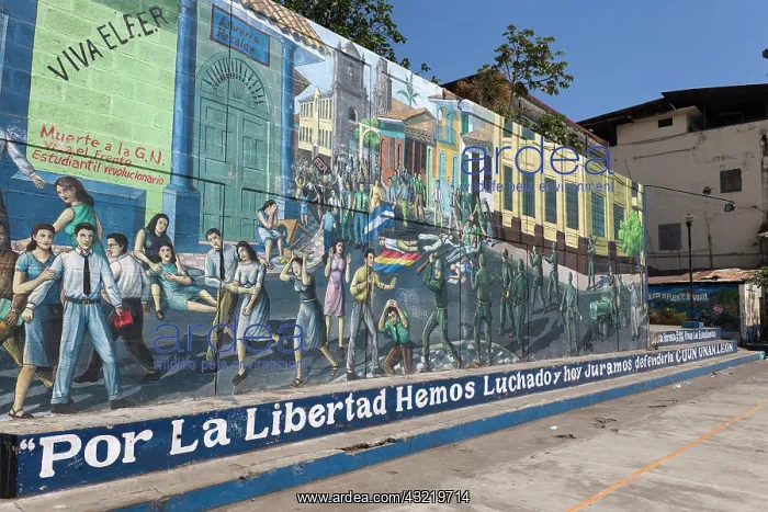 : Graffiti calling for rebellion against the former : Graffiti calling for rebellion against the former