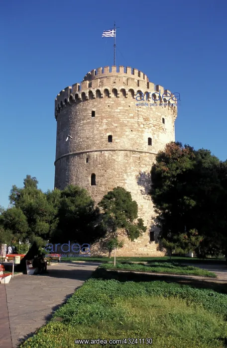 : Greece, Thessaloniki. The White Tower : Greece, Thessaloniki. The White Tower