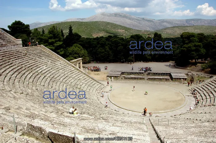 : Greek Art. Epidaurus Theater by Polykleitos : Greek Art. Epidaurus Theater by Polykleitos