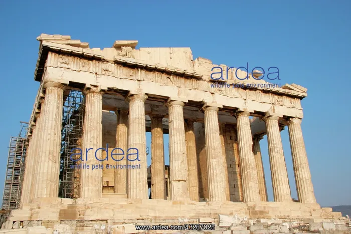 : Greek Art. Parthenon, built between 447-438 : Greek Art. Parthenon, built between 447-438