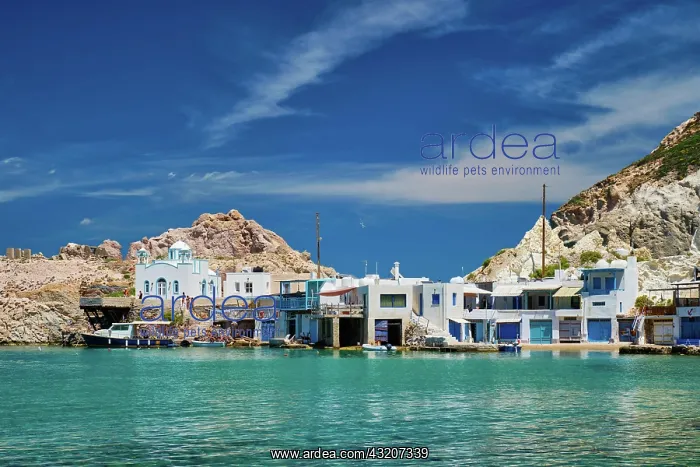 : Greek village scenic picturesque view in Greece : Greek village scenic picturesque view in Greece