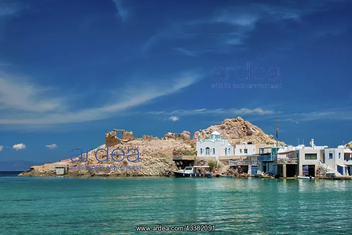 : Greek village scenic picturesque view in Greece : Greek village scenic picturesque view in Greece