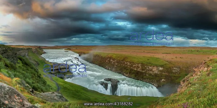 : Gulfoss waterfall, Iceland : Gulfoss waterfall, Iceland