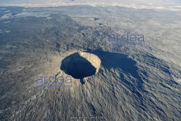 : Harrat Khaybar volcanic landscape, aerial view : Harrat Khaybar volcanic landscape, aerial view