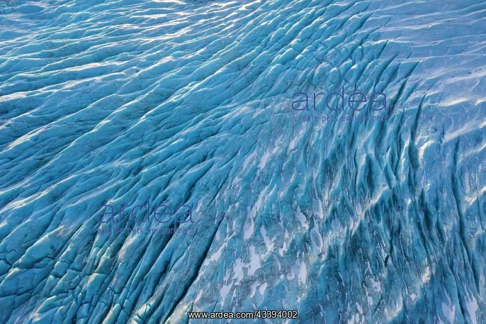  : Haukafell. Aerial view of the glacier tongue Haukafell - a part of Vatnajoekull
