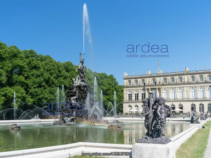 : Herrenchiemsee Palace, located on an island : Herrenchiemsee Palace, located on an island