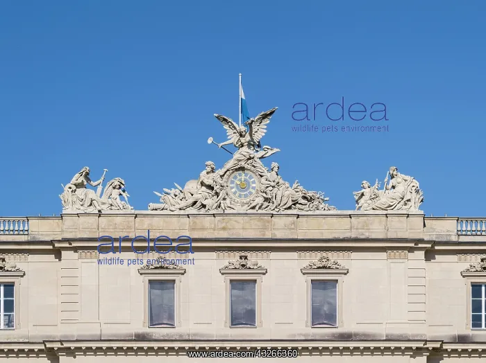 : Herrenchiemsee Palace, located on an island : Herrenchiemsee Palace, located on an island
