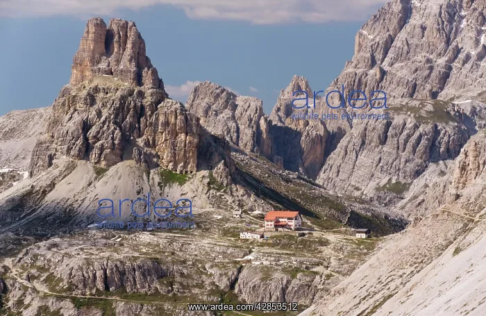 : High altitude mountain dolomite landscape on the : High altitude mountain dolomite landscape on the