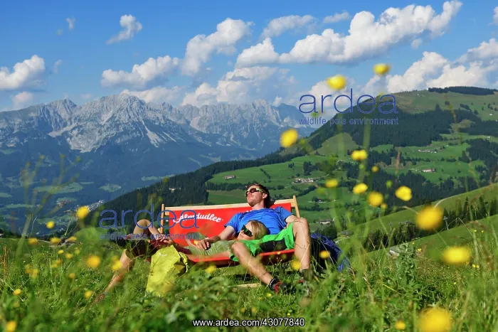 : Hikers at the Kraftalm, in the background the Wilder : Hikers at the Kraftalm, in the background the Wilder