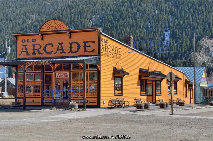 : Historic building, shop, silver mining town of Silverton : Historic building, shop, silver mining town of Silverton