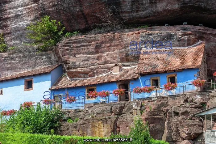 : Historic cliff dwellings, Maison des rochers, in t : Historic cliff dwellings, Maison des rochers, in t