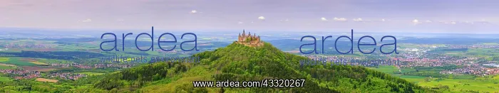 : Hohenzollern Castle, panorama, Zollernalbkreis : Hohenzollern Castle, panorama, Zollernalbkreis