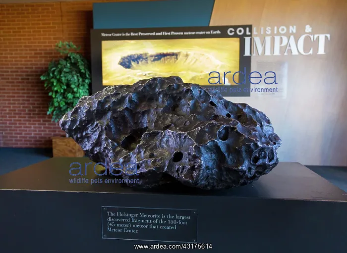 : Holsinger meteorite. Meteor Crater is a meteorite : Holsinger meteorite. Meteor Crater is a meteorite