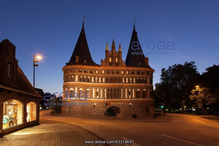 : Holsten Gate - Hanseatic town Luebeck - Germany : Holsten Gate - Hanseatic town Luebeck - Germany