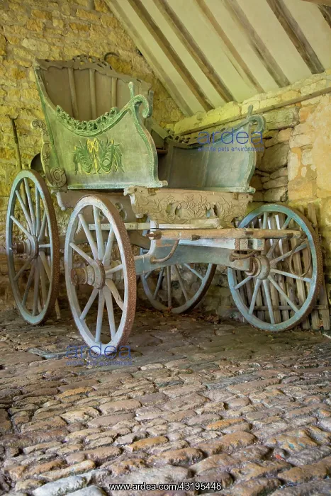 : Horse-drawn carriage from Charles Wade's collection : Horse-drawn carriage from Charles Wade's collection