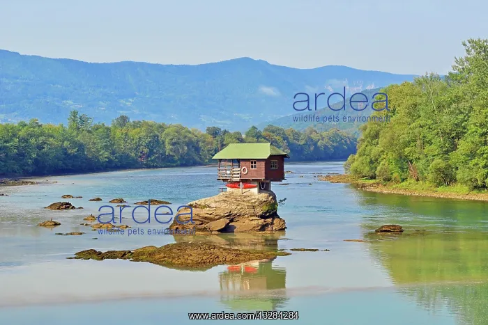 : House on the River Drina, Bajina Basta, Serbia : House on the River Drina, Bajina Basta, Serbia