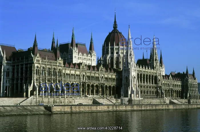 : Hungary, Budapest, Houses of Parliament : Hungary, Budapest, Houses of Parliament