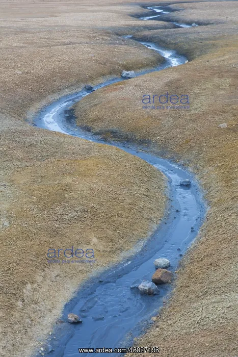 : Hverir is a geothermal area near Namafjall with : Hverir is a geothermal area near Namafjall with