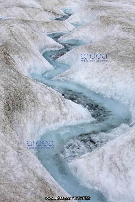  : Ice formations at Athabasca-Glacier