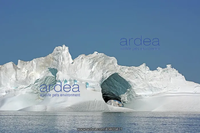 : Iceberg with large ice cave, Ilulissat, Disko Bay : Iceberg with large ice cave, Ilulissat, Disko Bay