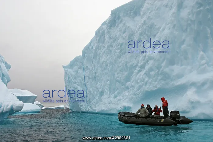 : Iceberg in the Lemaire Channel along the coast : Iceberg in the Lemaire Channel along the coast