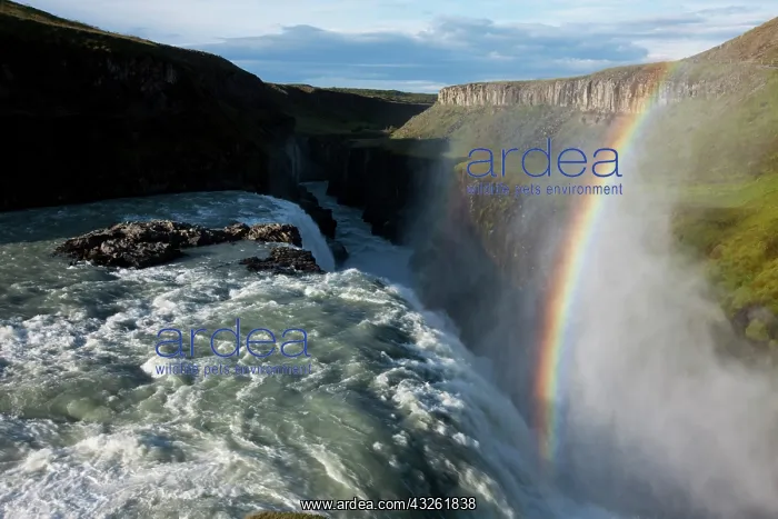 : Iceland, Arnessysla County, Rainbow forms : Iceland, Arnessysla County, Rainbow forms