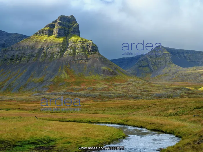 : Iceland. Keldudalur and Gjalpardalur in Dyrafjordur during : Iceland. Keldudalur and Gjalpardalur in Dyrafjordur during