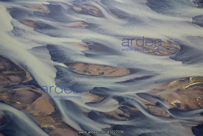 : Iceland, Reykjavik. Aerial of Holsa River : Iceland, Reykjavik. Aerial of Holsa River