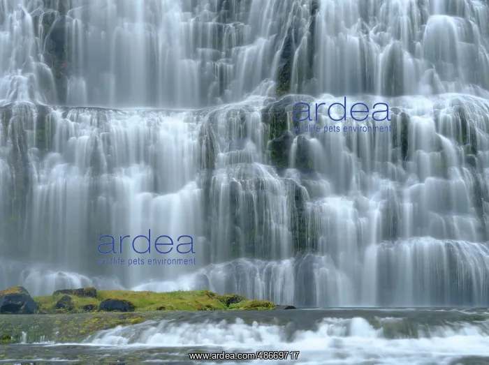 : Iceland. Waterfall Dynjandi in Borgarfjordur during autumn : Iceland. Waterfall Dynjandi in Borgarfjordur during autumn