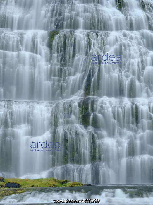 : Iceland. Waterfall Dynjandi in Borgarfjordur during autumn : Iceland. Waterfall Dynjandi in Borgarfjordur during autumn