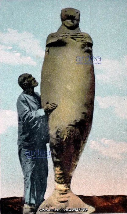 : Illustration: Mermaid - souvenir postcard, probably : Illustration: Mermaid - souvenir postcard, probably