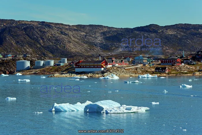 : Ilulissat Icefjord - ice floes drifting : Ilulissat Icefjord - ice floes drifting