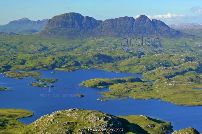 : Inverpolly Nature Reserve - view from Stac Pollaidh : Inverpolly Nature Reserve - view from Stac Pollaidh