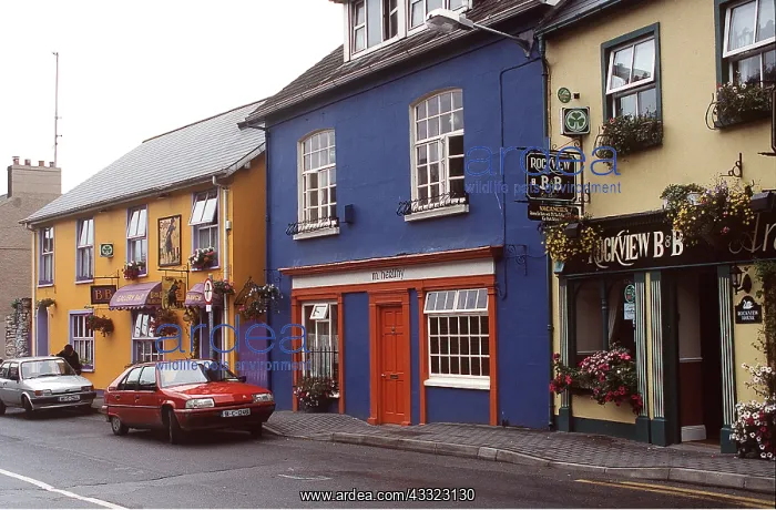 : Ireland - County Cork, houses on street : Ireland - County Cork, houses on street