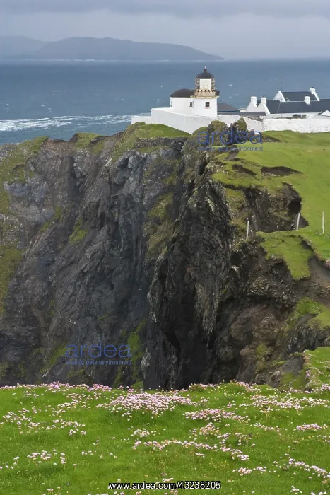 : Ireland, County Mayo, Achill Island Lighthouse : Ireland, County Mayo, Achill Island Lighthouse